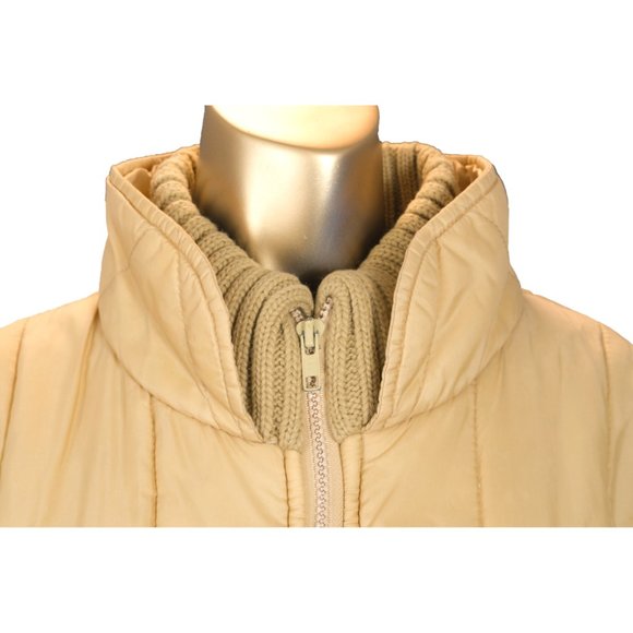 Ultimate Classic 70s 80s Vintage Dreamy Beige Puff Jacket puffer Spring - Picture 4 of 11